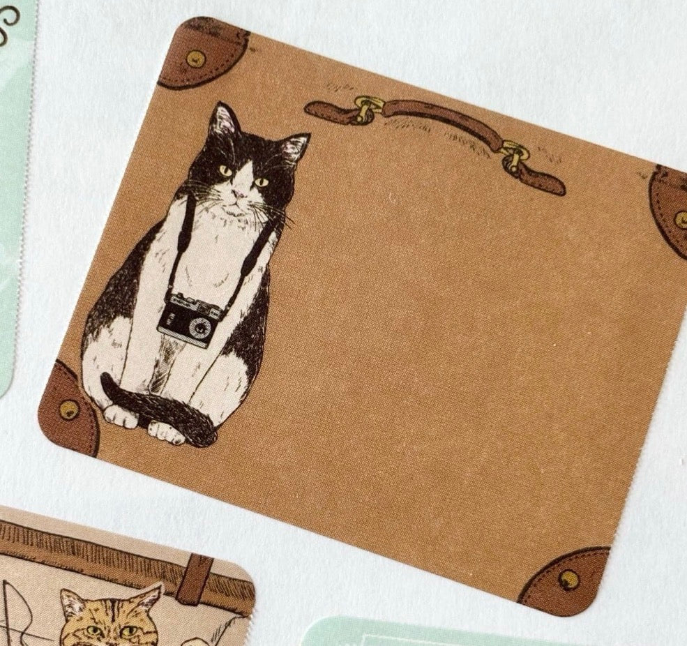日本the Neko-noki 貓咪紙品:貓咪航空公司可書寫便條貼