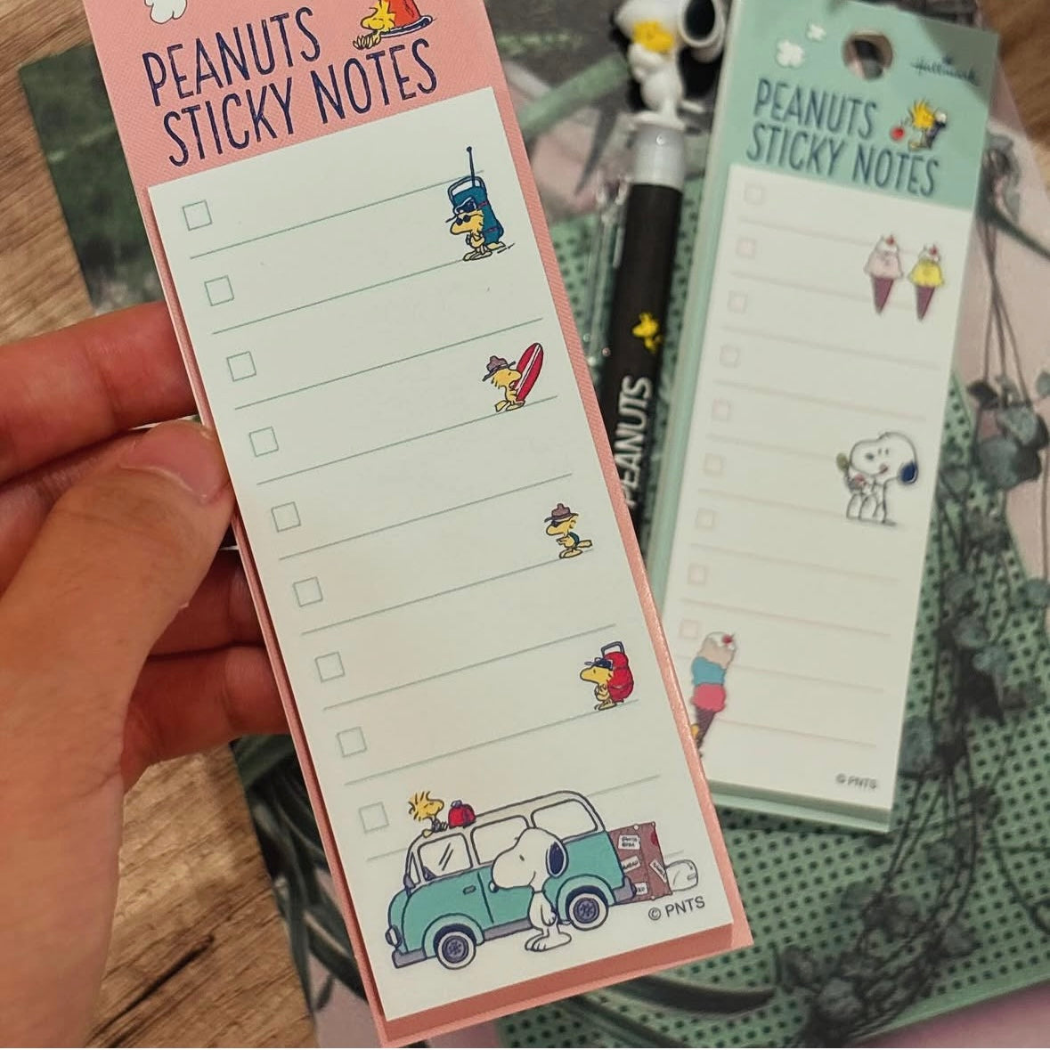 日本 My Snoopy World - Checklist 便條貼(有黏貼力)