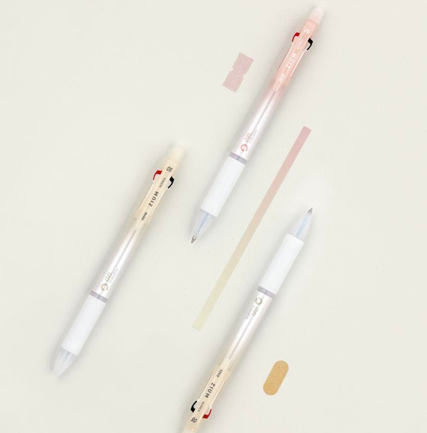 韓國Java Pen Pearl Collection 0.5 可擦擦3色筆 - 珍珠色筆桿系列