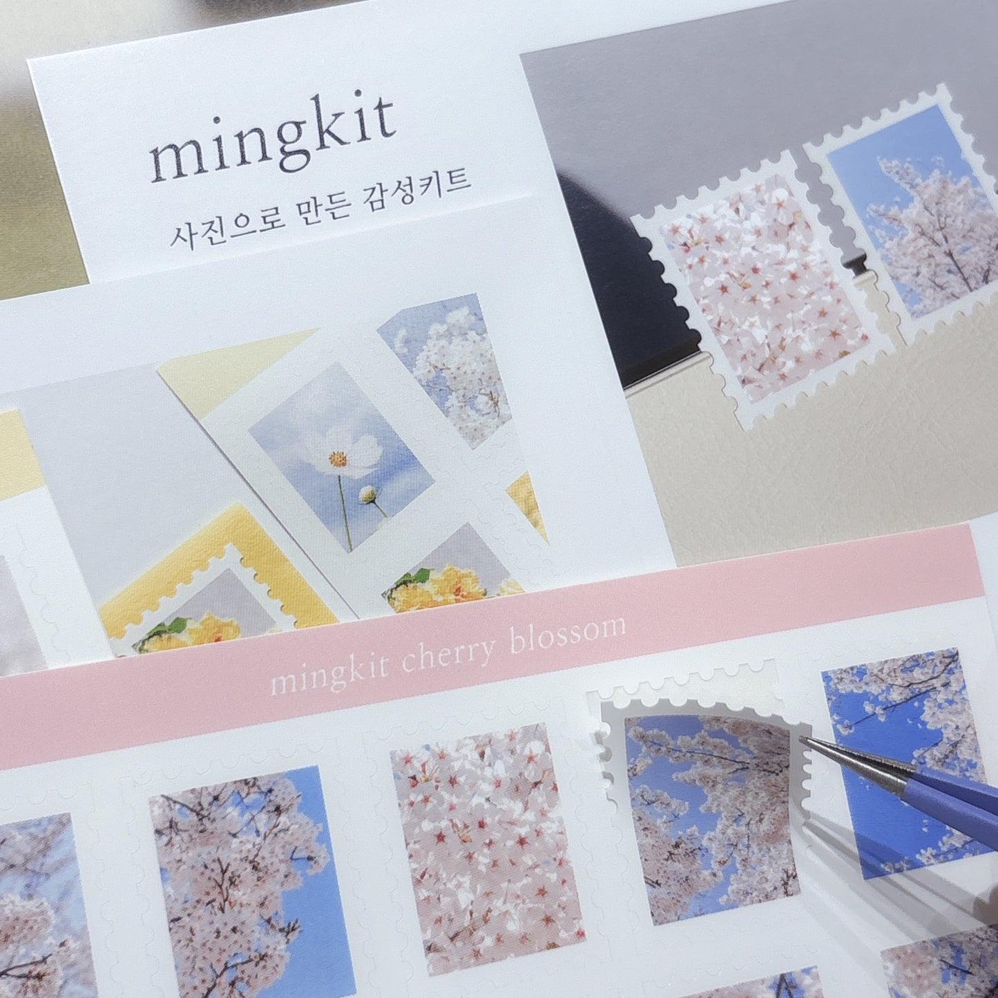 韓國M.Kit Photography Stamp 郵票貼紙 - 兩款