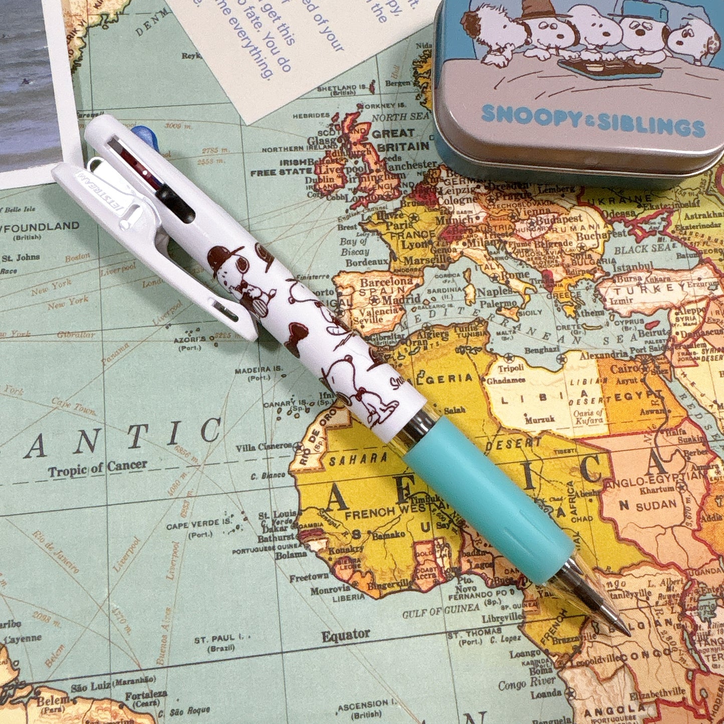 日本 Jetstream 0.5mm 3色 原子筆聯乘 Snoopy (白色筆桿)