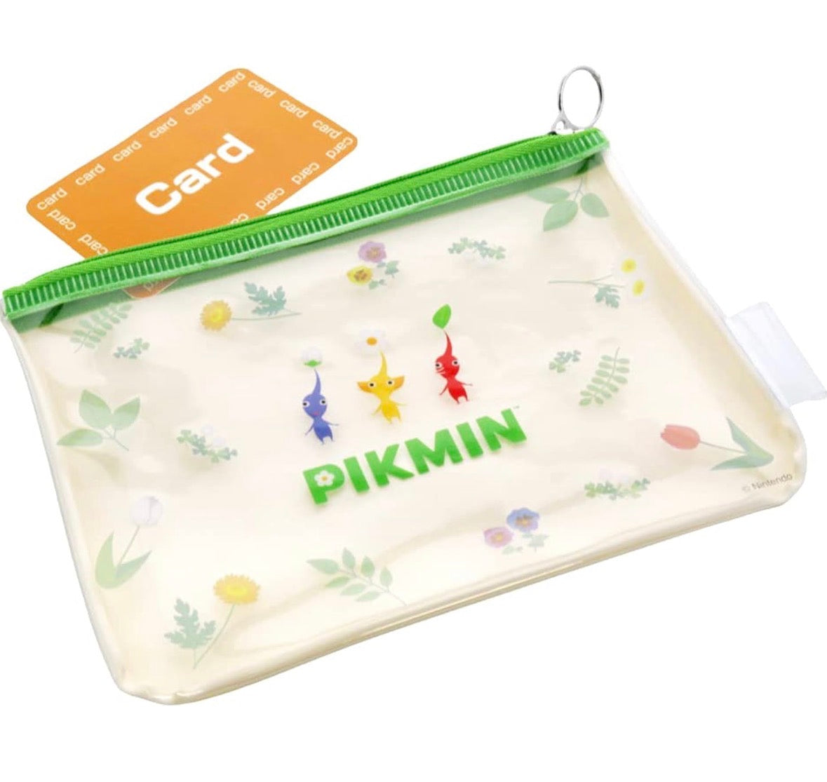 日本任天堂Pikmin 生活用品系列 : Pikmin 透明拉鏈袋(預購貨品)