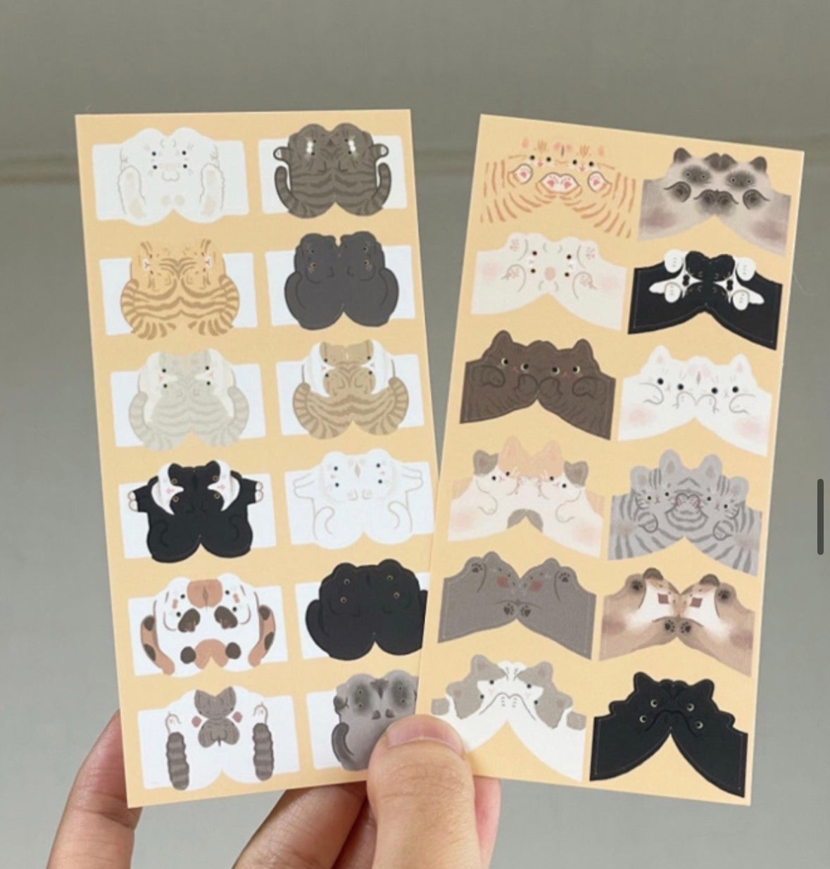 韓國Nya Nya 我最愛的貓咪系列特輯 - 成雙成對貓咪index sticker
