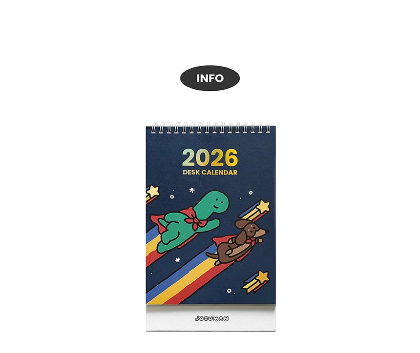 韓國Kakao Friends x Joguman 2026 桌上月曆 * 現貨