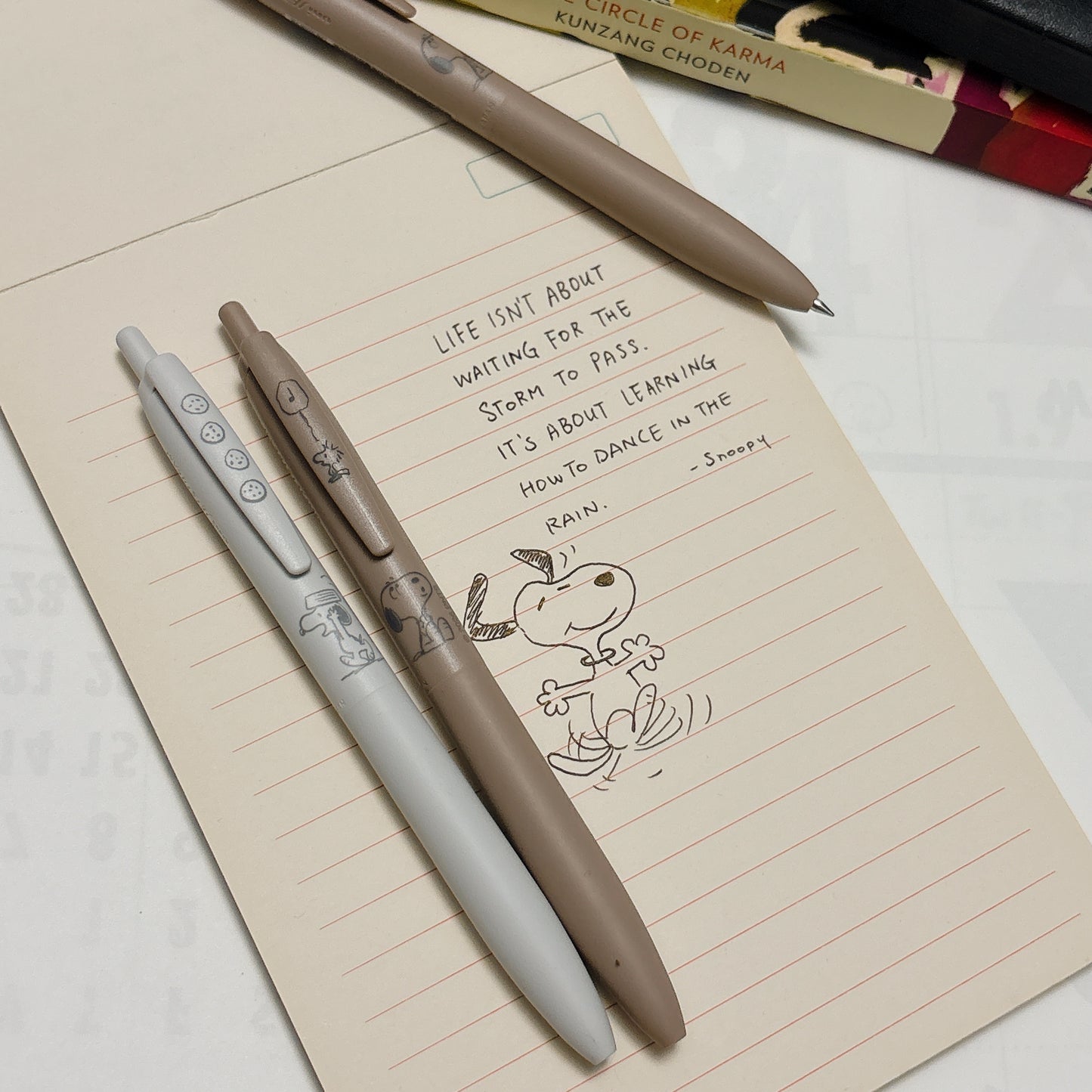 The Peanuts 史努比 三菱 Uni Jetstream 0.5mm 油性黑色原子筆