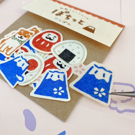 日本古川紙工和紙貼紙包 - 日本風情