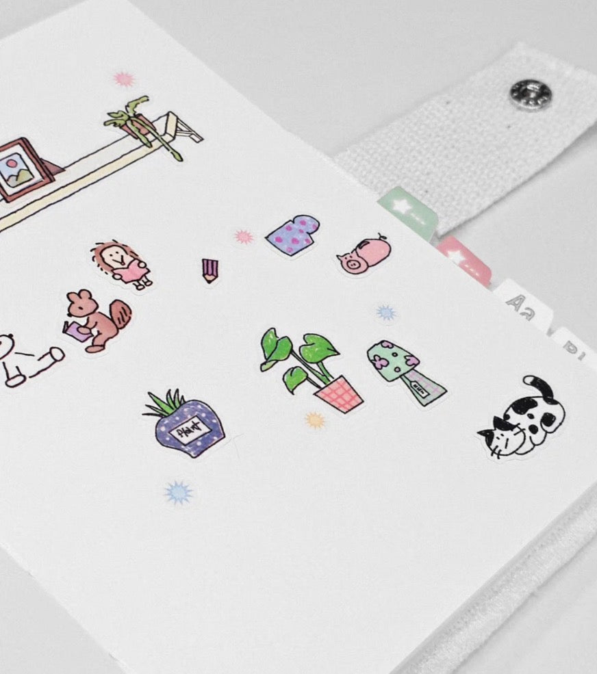 Glen 生活裡的小擺件 200 枚貼紙 (預購貨品,下單後14天出貨)