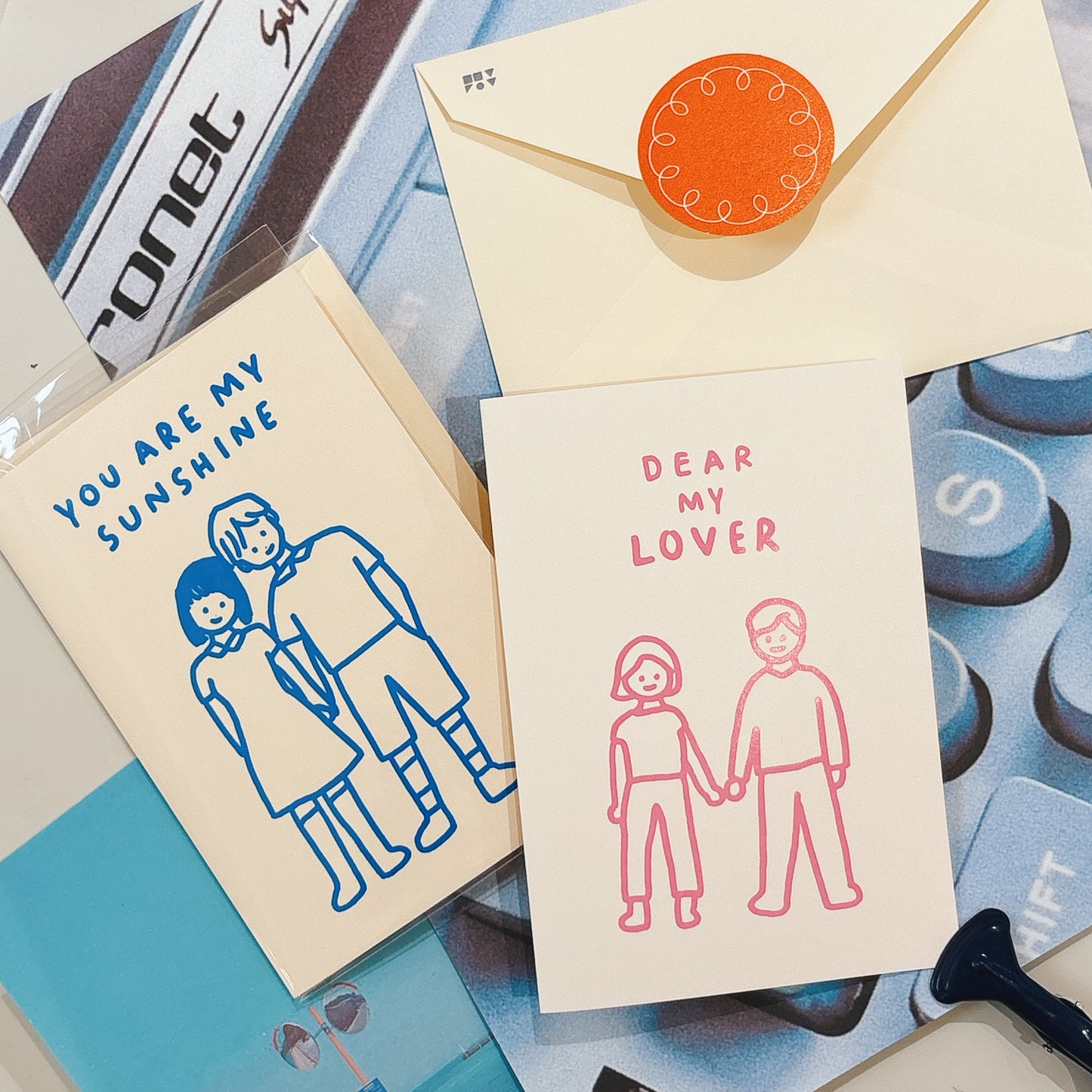 韓國Pressed Card 心意卡 - Dear My Lover