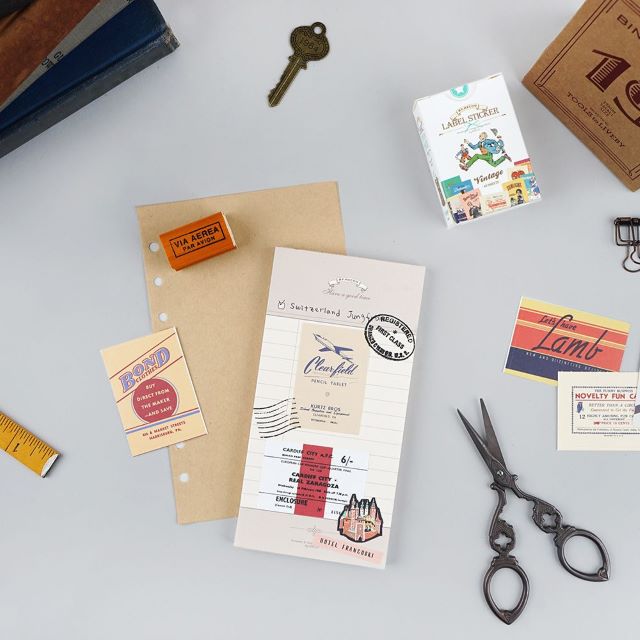 韓國By Nacoo Label Sticker -American Vintage * Version I