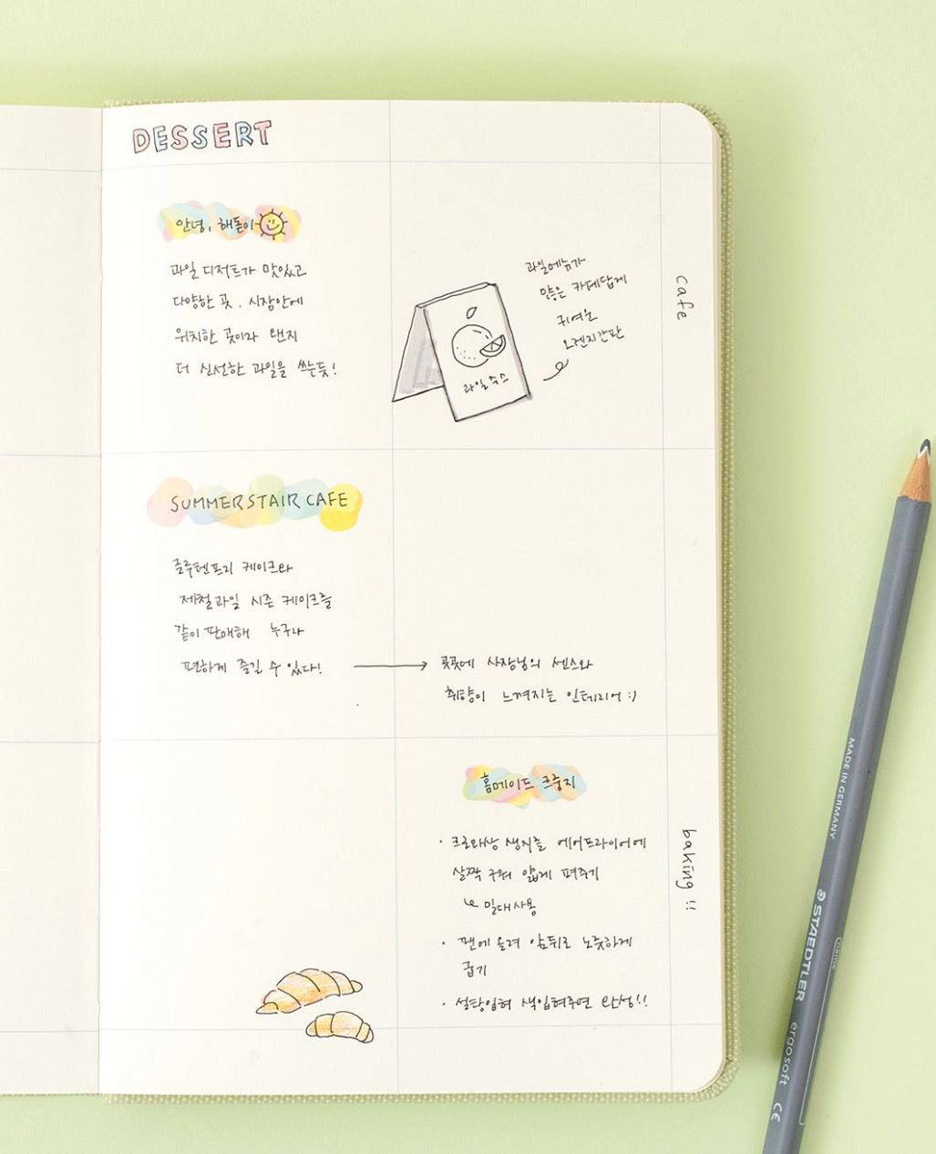 韓國Full design Useful Highlight Stickers - Marshmallow 棉花糖