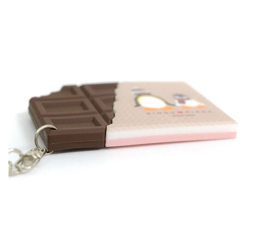 日系企鵝家族Pingu Collection 草莓朱古力鎖匙扣掛件