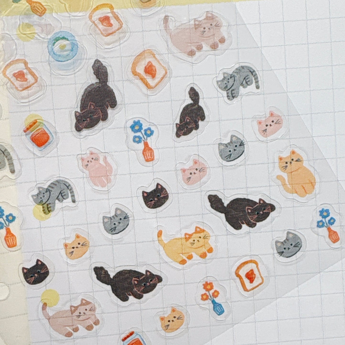 古川紙工 Daily Seal 手帳粒粒貼紙 - Lovely Kitty