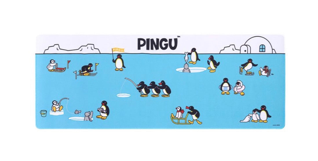 韓國Pingu 家族桌上長形Desk Mat <預購貨品: 14 天出貨 >