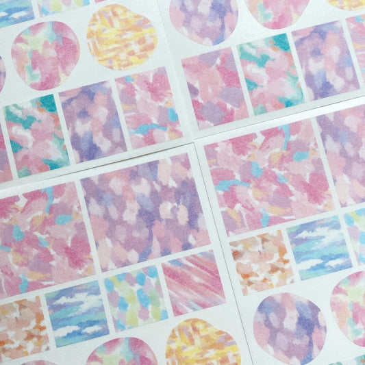 日本Sealing Stickers 和紙貼紙 - Floral Pattern