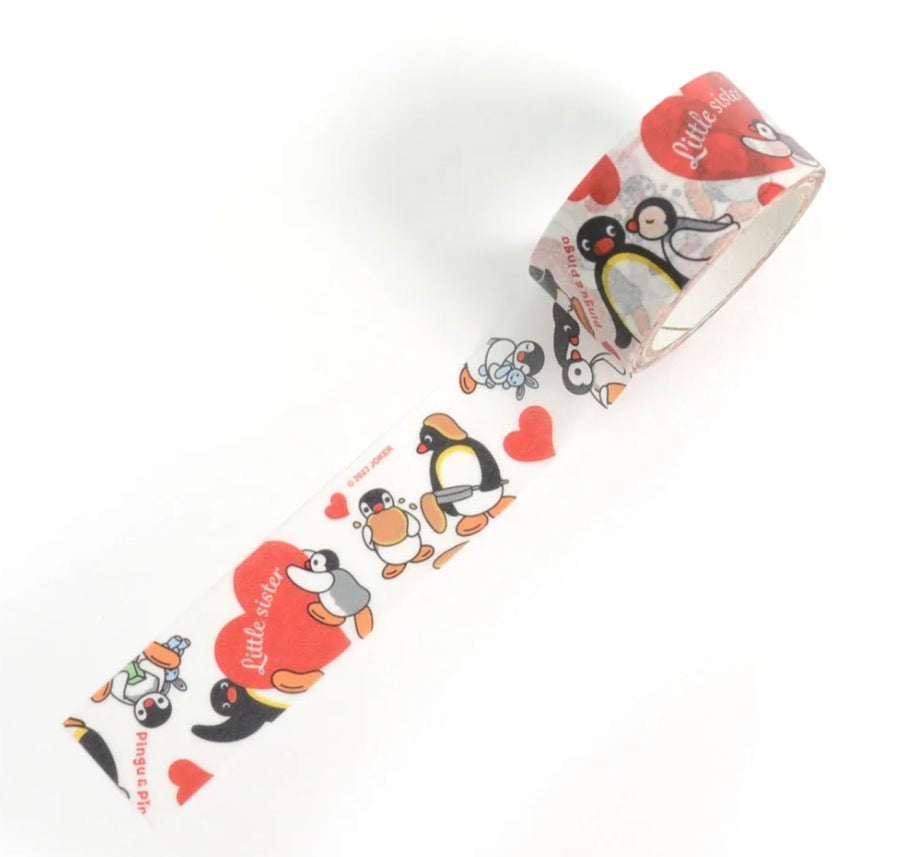 日系企鵝家族Pingu Collection 紙膠帶:Pingu and Pinga