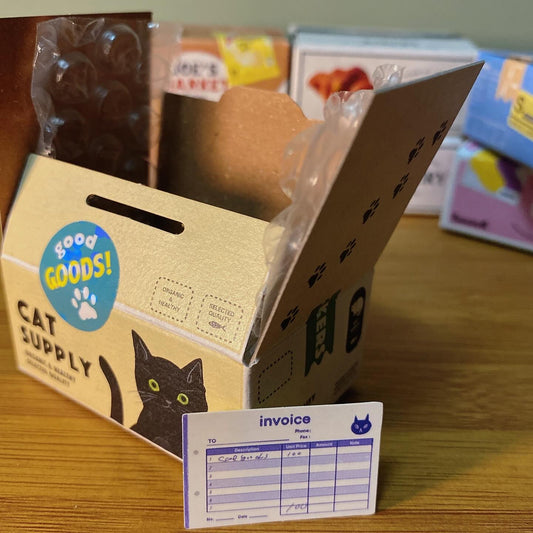 日本 Greeting Life 包裹盒仔貼紙 — 做貓奴不是容易的事