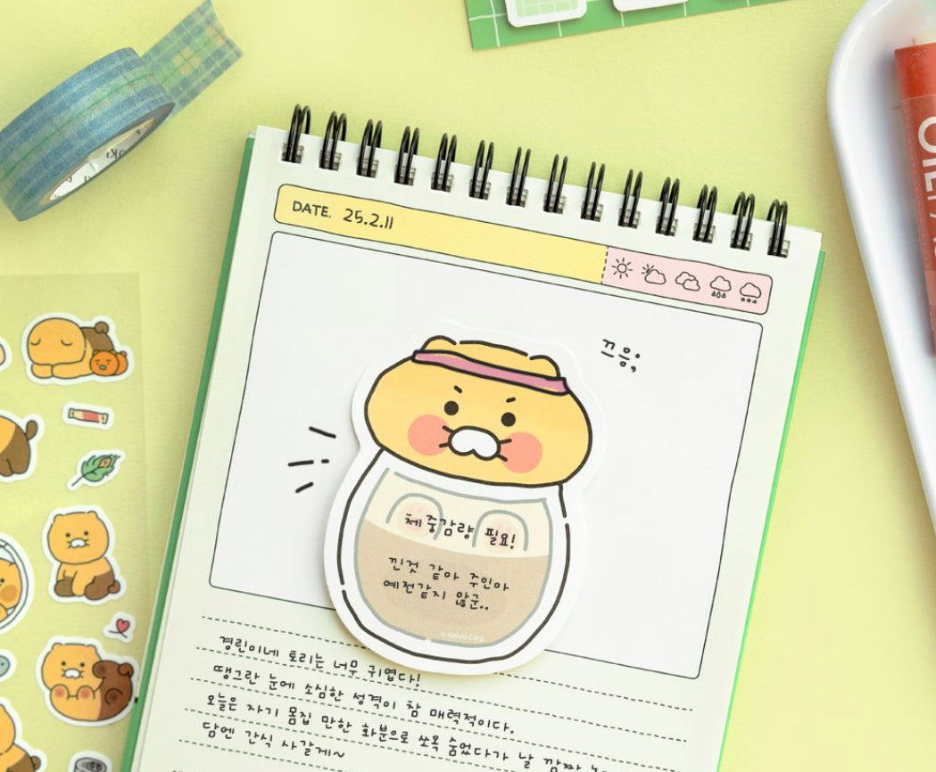 韓國春植便條貼 - 塞咗落玻璃樽/ 塞咗落膠袋