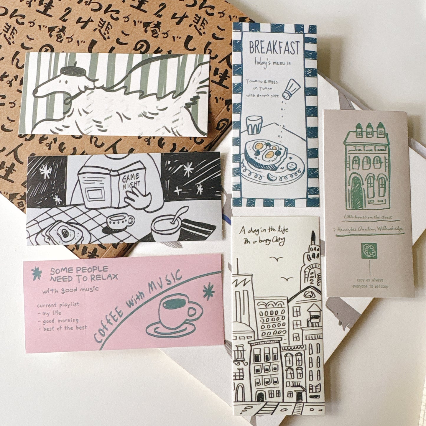 韓國Monolike 歐洲小鎮 拼貼素材包 Little town Label Stickers Pack *可書寫