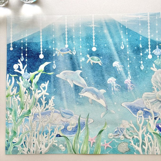 《新作家預購團》日本Sea Garden A4 Writing Paper Set - 海洋傳說