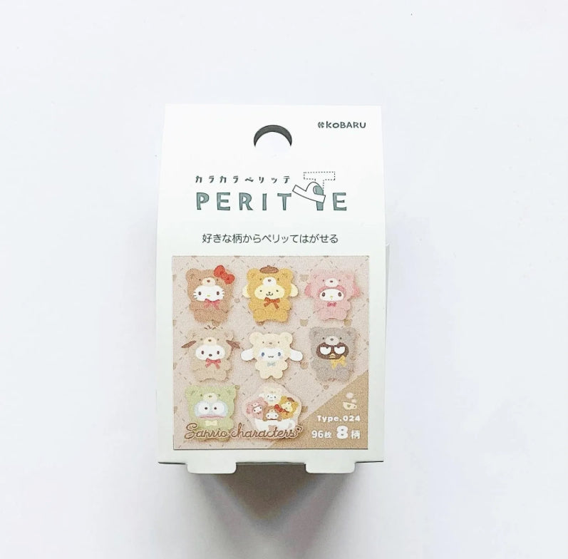 日本Sanrio 粒粒卷裝角色貼紙 - 齊來扮熊仔🐻🐻