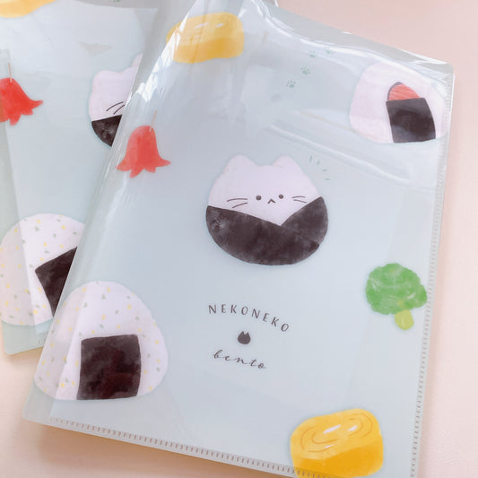 日本Little Neko 貓貓便當10 Pockets A4 綜合文件夾