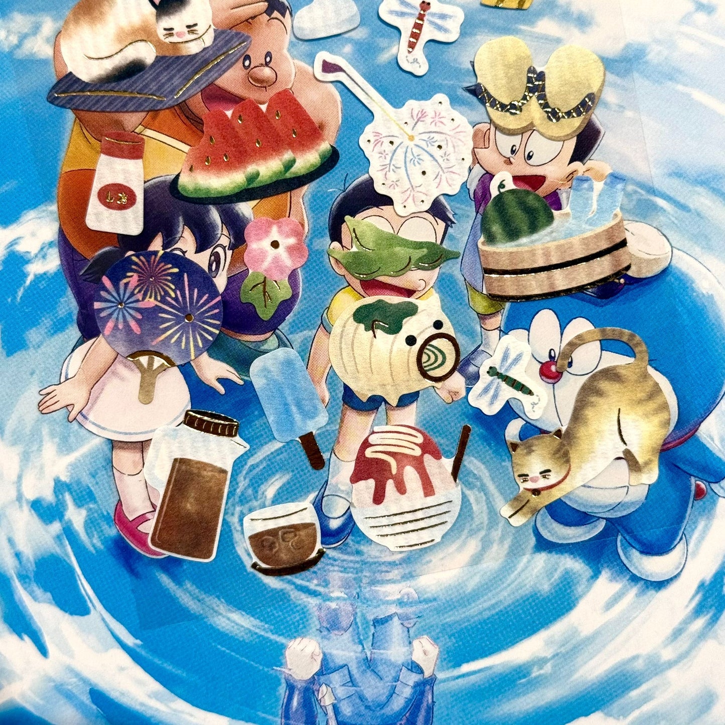 日本Active 夏・たび系列 - 貼紙 —— 夏日的貓咪