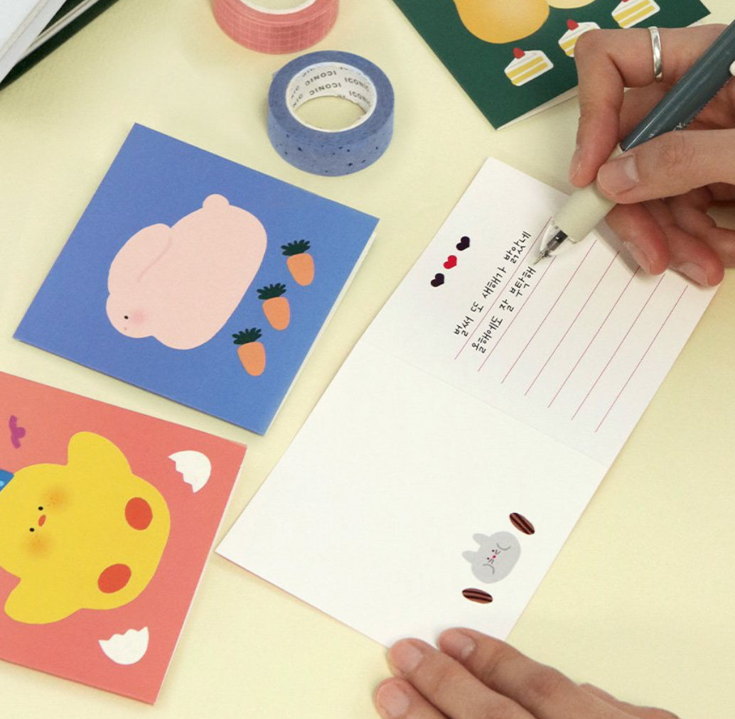 韓國Cherish Moments 盒裝Small Card Sets - Happy Version ( 一套24張連24 個信封) 現貨發售‼️