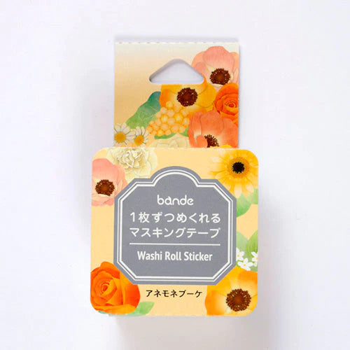 日本bande 粒粒和紙貼紙 - 花卉圖鑑