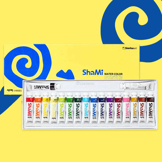 韓國 Shinhan Art Standard 學生級水彩顏料18 色套裝 (10ml) (預購商品)
