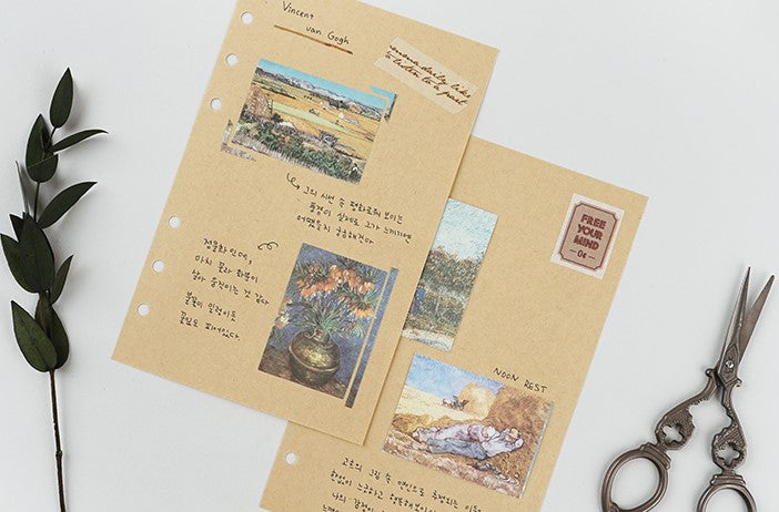 Art Collection 盒仔貼紙梵高的藝術館: 48 張盒裝貼紙