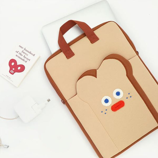 Brunch Brother Toast Family 13 inch Laptop Pouch - 打直式  (預購商品)
