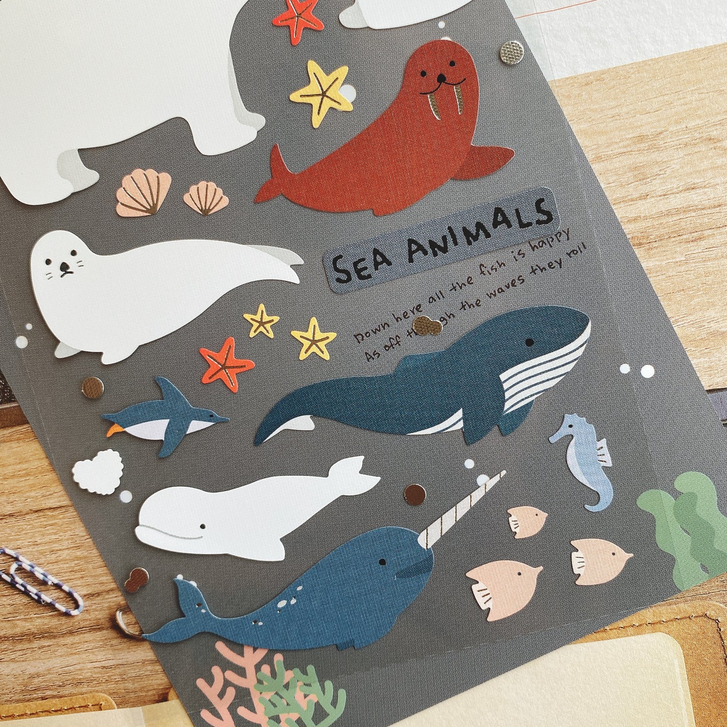韓國Suatelier 貼紙 - 海洋世界