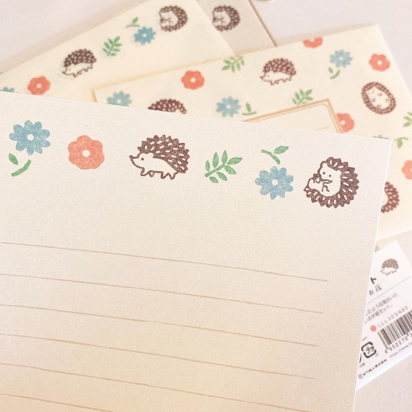日本信紙套裝 - 刺蝟與你🦔