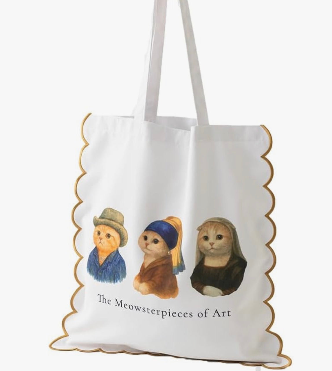 大容量收納‼️ 日本J. Studio 雙面雲朵刺繡Totebag - Meowsterpieces (預購貨品)