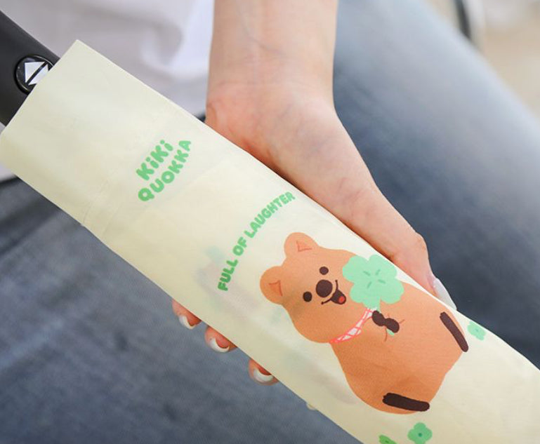 韓國濟州Kiki Quokka 自動開關防UV縮骨雨傘 - 2 款 * [預購貨品，下單後14天出貨]