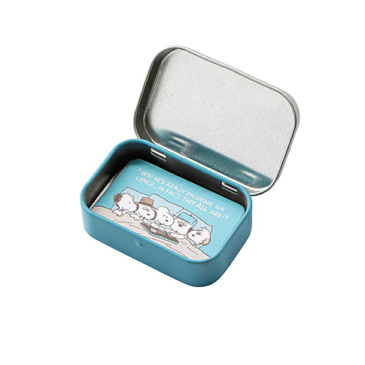 日本 Snoopy & Family 小鐵盒貼紙Set- 內有：36張貼紙