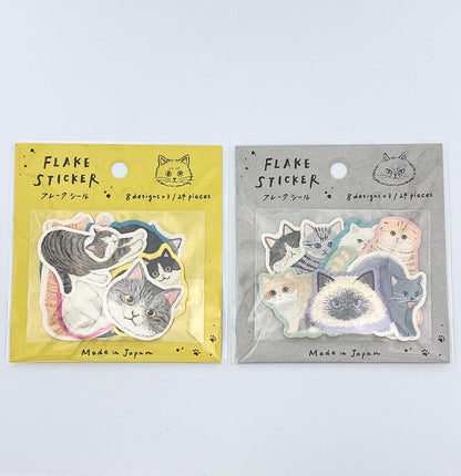 日本 GaIa 貓咪字典 Flake Seal 貼紙