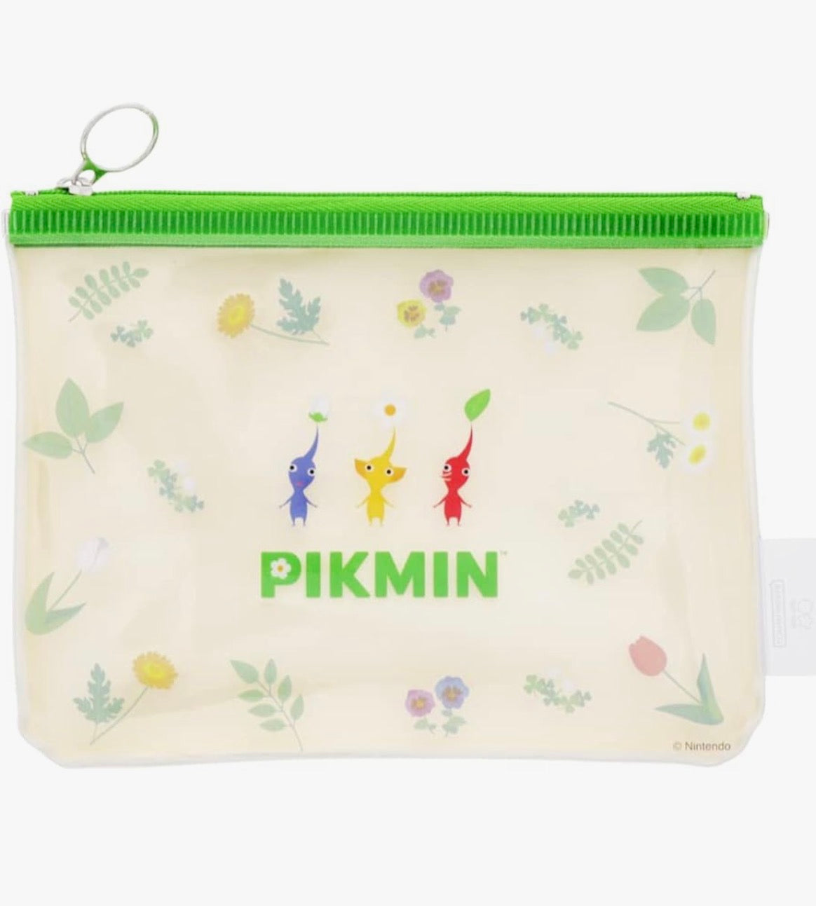 日本任天堂Pikmin 生活用品系列 : Pikmin ￼透明拉鏈袋（預購貨品）