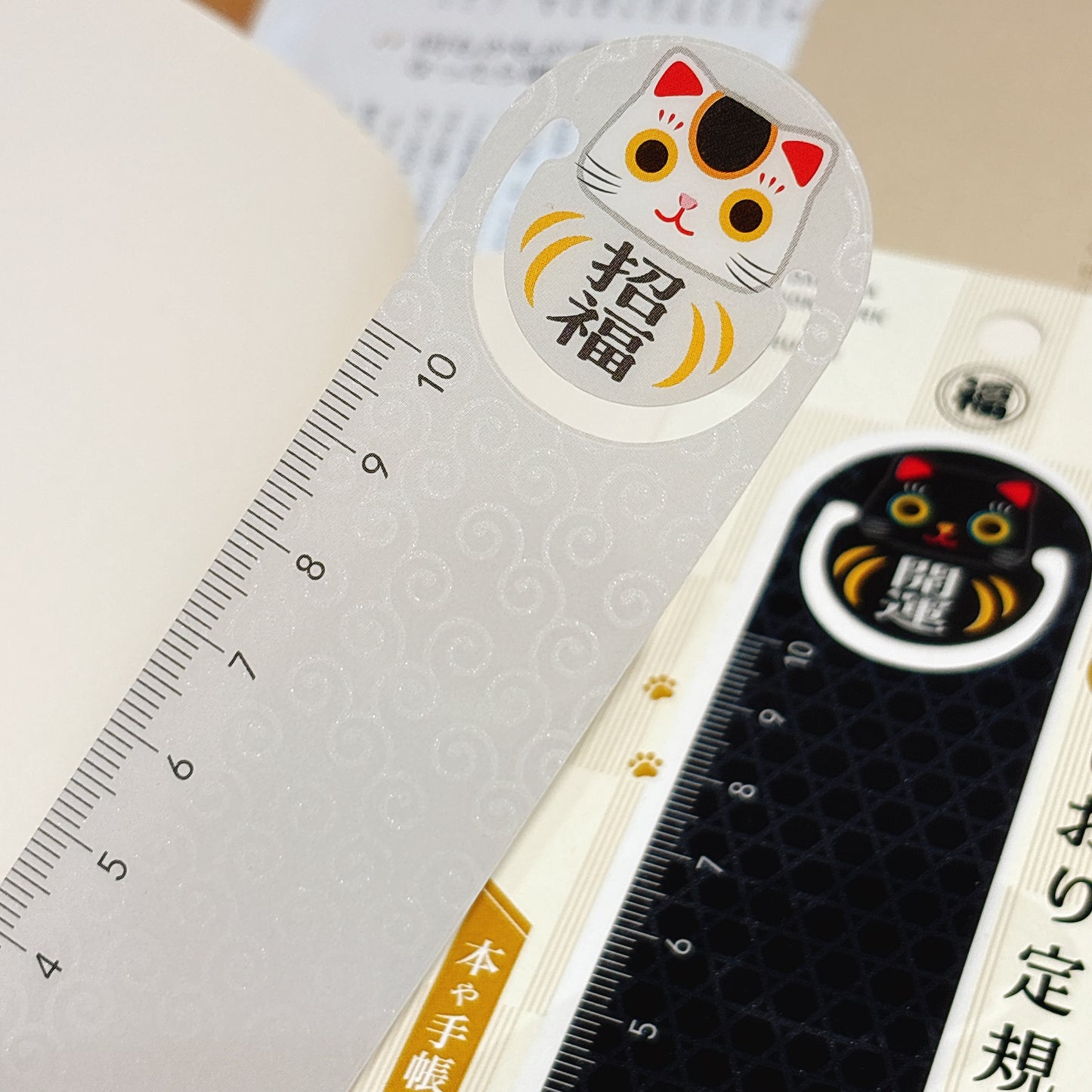 日本招財貓10cm Bookmark 間尺: 招福/開運