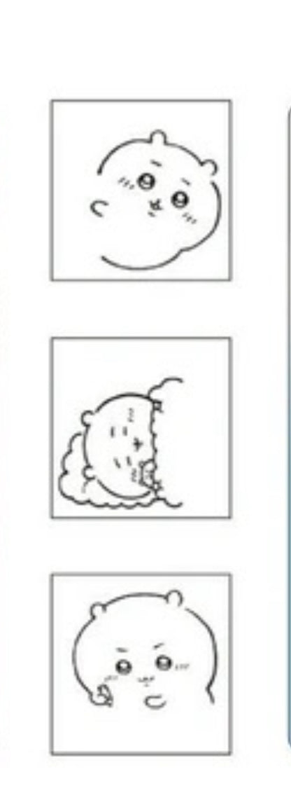 自帶墨水· 無需印台 ‼️ 日本サンスター x Chiikawa 三層印章- Hachiware