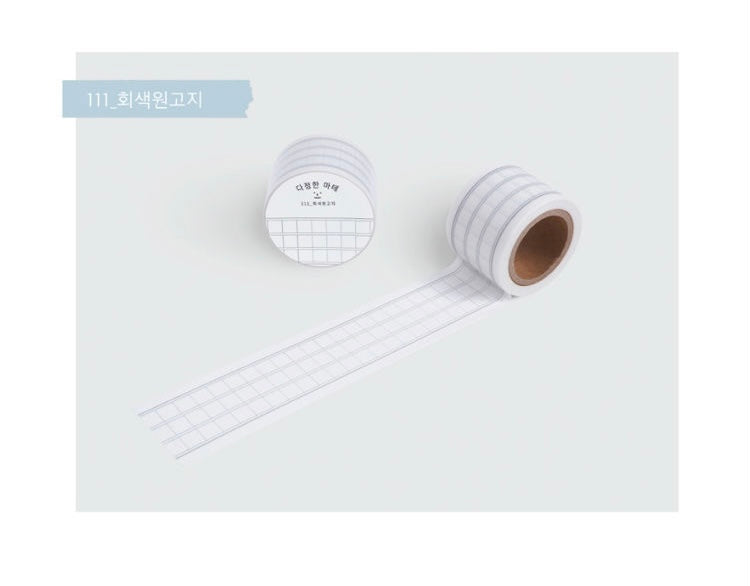 韓國ihoon 原稿紙卷裝貼紙 -7 米 * [預購貨品，下單後14天出貨]