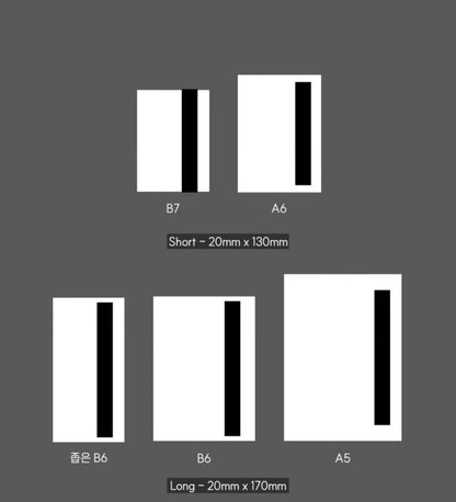 韓國Glen 手帳日記本彈性綁帶Note Band :音符 《預購貨品，下單後兩星期到貨 》