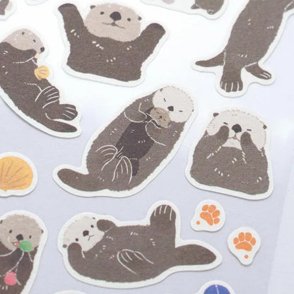 日本Zoo in Animals 小小海獺貼紙