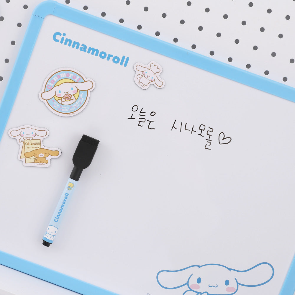 早鳥訂購7 折‼️ Sanrio Characters 大塊磁石留言擦擦板 (附有筆及兩顆頭像Magnet Pin 磁石 ）[預購貨品，下單後14天出貨]