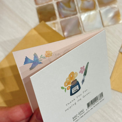 Sunny Card 迷你心意卡 - Thankyou