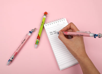 Disney 優獸大都會Zootopia 0.5 黑色筆 - Nick and Judy * [預購貨品，下單後7 天出貨]