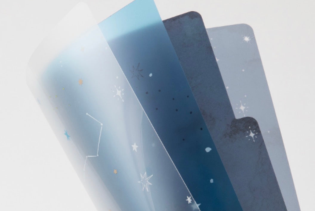 日本黑夜·星空系列A4 Multi Pockets Folder 文件夾 [預購貨品，下單後14天出貨]