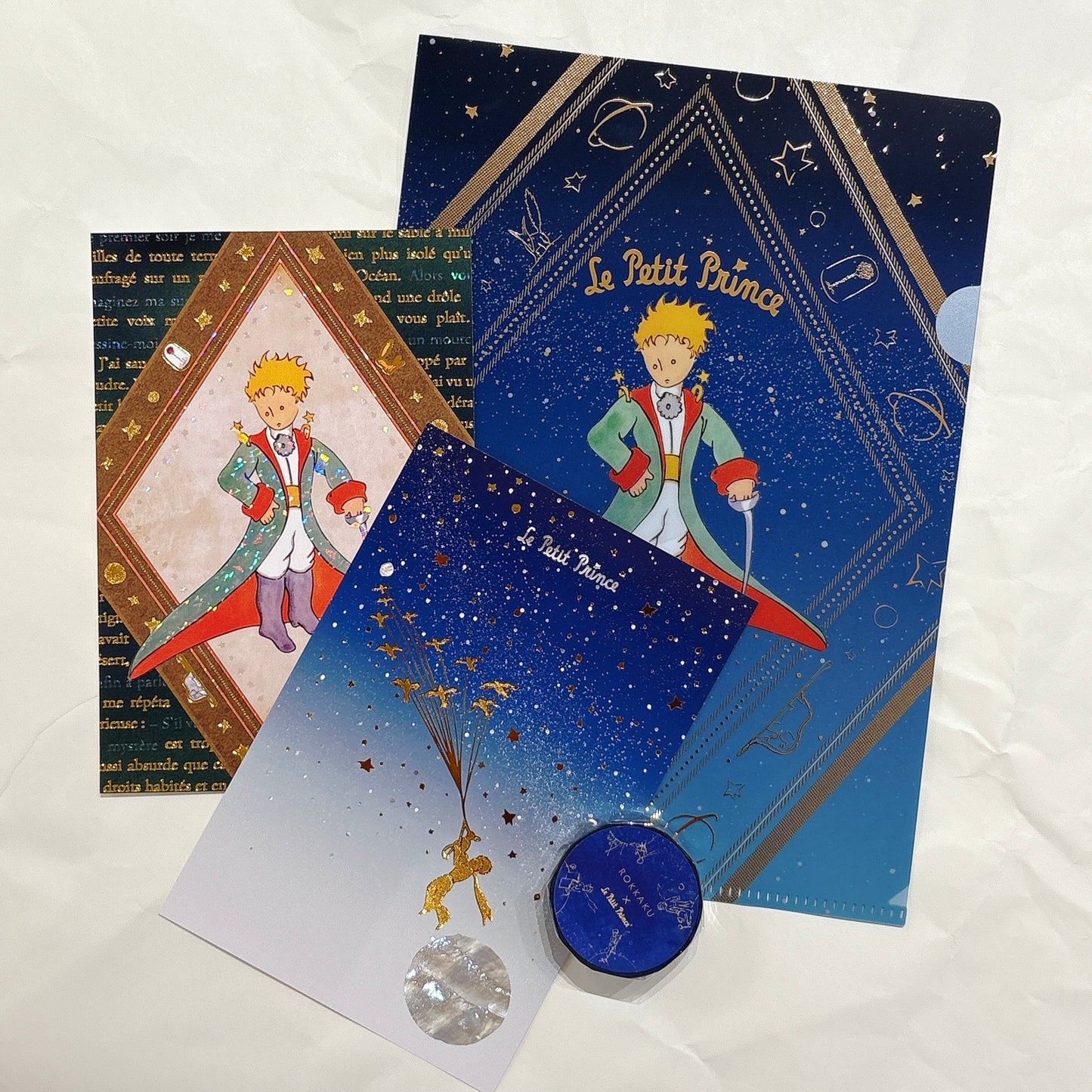 日本小王子 x ロカク熨金箔押文具套裝