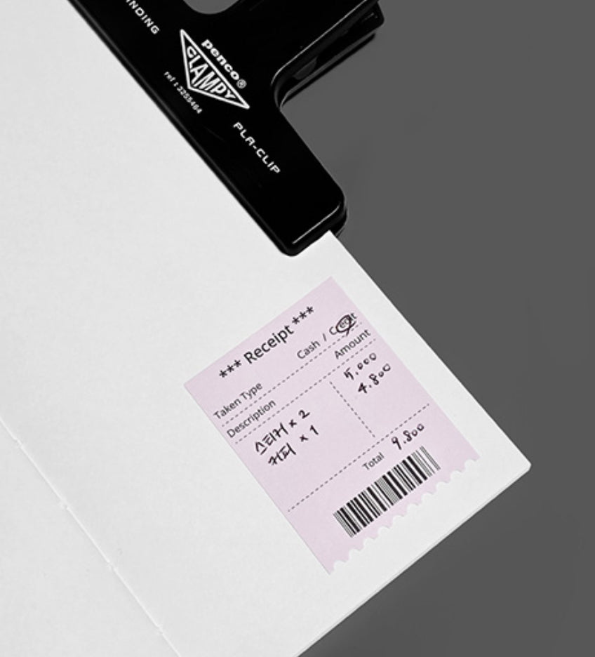 韓國原創Glen 記錄我的生活系列卷裝貼紙  - 我的消費記錄及存款  [預購貨品，下單後14天出貨]