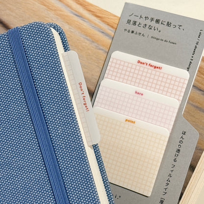 日本便條貼專家 Isshoni ：加厚可書寫Index貼